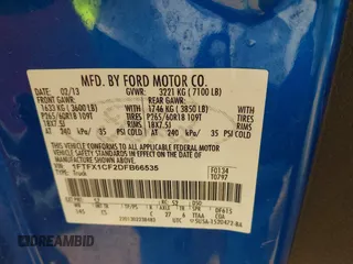 2013 Ford F-150 XL with VIN 1FTFX1CF2DFB66535, listed as a IAAI auction lot 41878746 with 119,383 mi miles and . Bid and sale history available at DreamBid. Image 9.