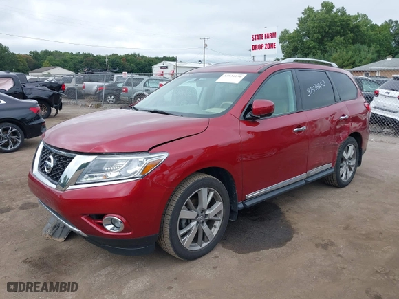 2014 Nissan Pathfinder SL with VIN 5N1AR2MN2EC627702, listed as a IAAI auction lot 37534250 with 101,422 mi miles. Bid and sale history available at carsss.com. Image 17.
