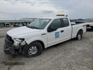 2019 Ford F-150 XL with VIN 1FTFX1E59KFA06511, listed as a Copart auction lot 80884844 with 104,543 mi miles and Salvage title. Bid and sale history available at DreamBid. Image 1.