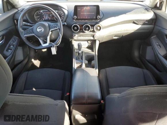 2021 Nissan Sentra SV with VIN 3N1AB8CV6MY263418, listed as a Copart auction lot 46242745 with 56,746 mi miles and Salvage Title. Bid and sale history available at carsss.com. Image 8.