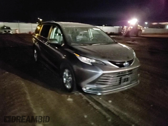 2022 Toyota Sienna Limited with VIN 5TDZSKFCXNS063626, listed as a Copart auction lot 85759354 with 35,448 mi miles and Salvage Title. Bid and sale history available at carsss.com. Image 12.