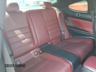 2015 Lexus RC 350 F Sport with VIN JTHHE5BC8F5002937, listed as a Copart auction lot 60566685 with 86,343 mi miles and Salvage title. Bid and sale history available at DreamBid. Image 10.