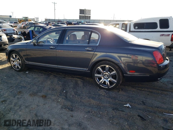 2008 Bentley Flying Spur with VIN SCBBR93W68C053026, listed as a Copart auction lot 46425195 with Not Provided miles and Clean Title. Bid and sale history available at DreamBid. Image 2.