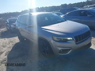 2019 Jeep Cherokee Latitude Plus with VIN 1C4PJLLB0KD448373, listed as a IAAI auction lot 41589622 with 75,835 mi miles. Bid and sale history available at carsss.com. Image 1.