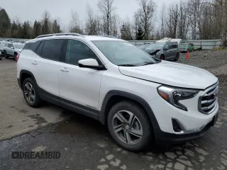 2021 GMC Terrain SLT with VIN 3GKALVEV1ML314007, listed as a Copart auction lot 44845655 with 74,673 mi miles and Salvage Title. Bid and sale history available at DreamBid. Image 4.