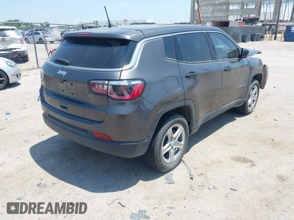 2023 Jeep Compass Sport with VIN 3C4NJDAN3PT515463, listed as a IAAI auction lot 42279905 with 15,339 mi miles and . Bid and sale history available at DreamBid. Image 4.