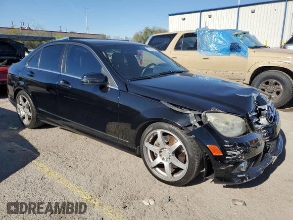 2010 Mercedes-Benz C 350 Sport with VIN WDDGF5GB1AR126923, listed as a Copart auction lot 57362015 with 124,821 mi miles and Salvage title. Bid and sale history available at DreamBid. Image 4.