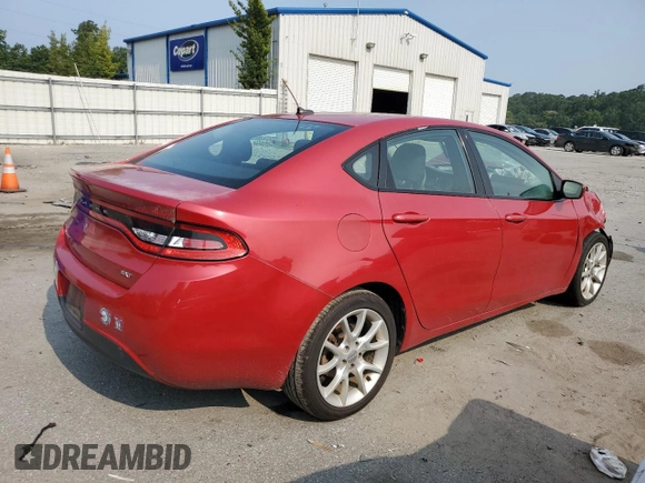 2013 Dodge Dart SXT с VIN 1C3CDFBA6DD306746, выставлен на аукционе Copart как лот 58741405 с пробегом 169 180 миль миль и Списание • Salvage title. История ставок и продаж доступна на DreamBid. Изображение 3.