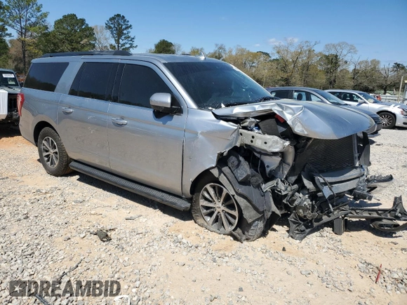 2020 Ford Expedition Max XLT with VIN 1FMJK1HT8LEA66334, listed as a Copart auction lot 49854345 with Not Provided miles and Non Repairable. Bid and sale history available at DreamBid. Image 4.