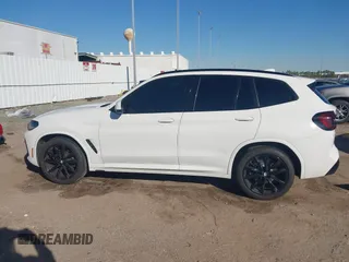 2022 BMW X3 sDrive30i with VIN 5UX43DP02N9K59337, listed as a IAAI auction lot 41411179 with 24,541 mi miles and . Bid and sale history available at DreamBid. Image 14.