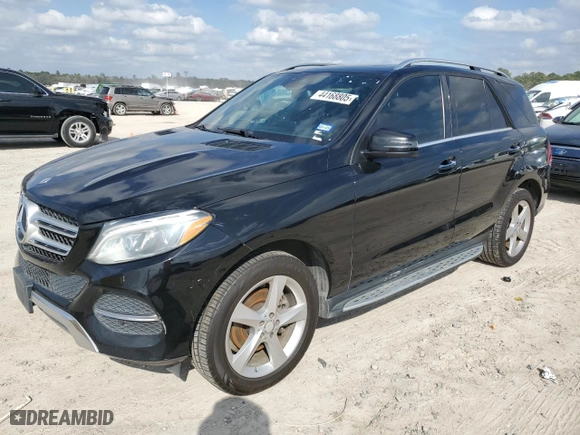 2016 Mercedes-Benz GLE with VIN 4JGDA5JB1GA754522, listed as a Copart auction lot 44168805 with NaN miles and Clean Title. Bid and sale history available at carsss.com. Image 1.
