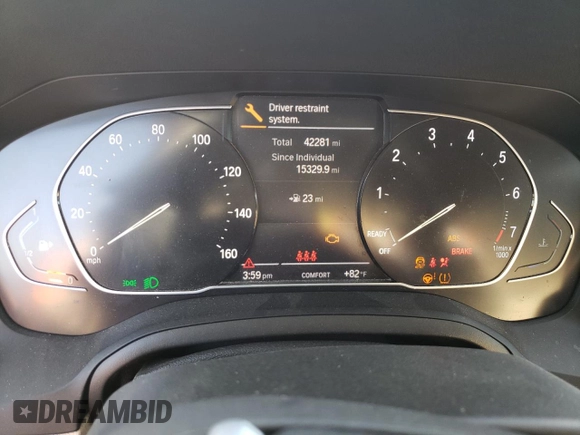 2021 BMW 3 Series 330i with VIN 3MW5R1J02M8B49793, listed as a Copart auction lot 75088384 with 42,281 mi miles and Salvage Title. Bid and sale history available at carsss.com. Image 9.