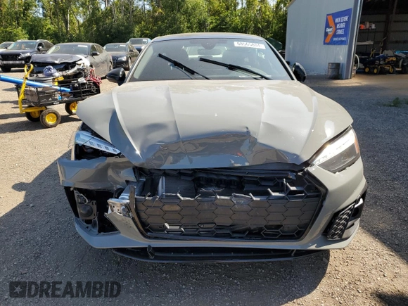 2022 Audi A5 Sportback S line Premium Plus z VIN WAUFACF56NA040190, wystawiony jako Copart lot #68565804 z przebiegiem Nie podano mil oraz Szkoda całkowita • Salvage title. Historia ofert i sprzedaży dostępna na DreamBid. Obrazek 5.