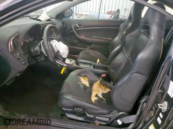 2004 Acura RSX with VIN JH4DC54854S014345, listed as a Copart auction lot 57775805 with 189,947 mi miles and Salvage title. Bid and sale history available at DreamBid. Image 7.