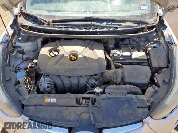 2016 Hyundai Elantra SE with VIN 5NPDH4AE1GH715779, listed as a Copart auction lot 62361725 with 128,507 mi miles and Clean title. Bid and sale history available at DreamBid. Image 11.