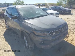 2024 Jeep Compass Latitude with VIN 3C4NJDBN5RT586715, listed as a IAAI auction lot 41840320 with 5,636 mi miles and . Bid and sale history available at DreamBid. Image 1.