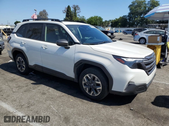 2025 Subaru Forester Premium with VIN JF2SLDBCXSH522476, listed as a Copart auction lot 57898805 with 1,999 mi miles and Salvage title. Bid and sale history available at DreamBid. Image 4.