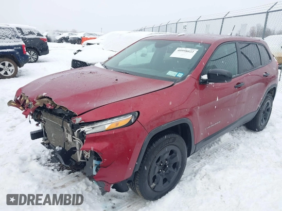 2017 Jeep Cherokee Sport with VIN 1C4PJMAB1HD225079, listed as a IAAI auction lot 40998022 with 128,690 mi miles and . Bid and sale history available at DreamBid. Image 18.