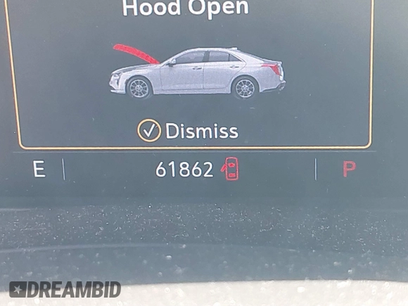 2021 Cadillac CT4 Premium Luxury with VIN 1G6DB5RK1M0132254, listed as a IAAI auction lot 41548569 with 61,862 mi miles and . Bid and sale history available at DreamBid. Image 16.