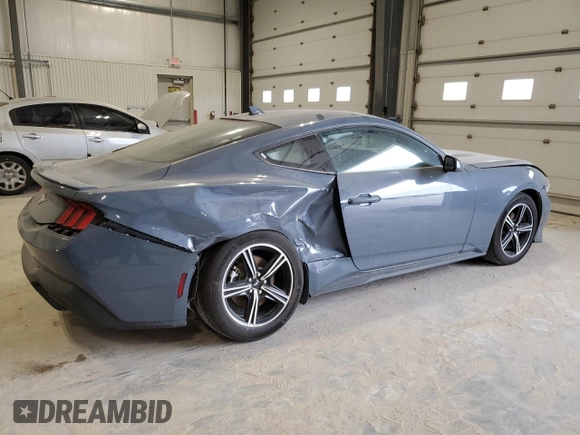 2024 Ford Mustang EcoBoost with VIN 1FA6P8TH6R5127413, listed as a Copart auction lot 49293395 with 14,569 mi miles and Salvage Title. Bid and sale history available at DreamBid. Image 3.