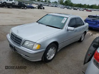 2000 Mercedes-Benz C 230 Kompressor with VIN WDBHA24GXYA821193, listed as a Copart auction lot 51160054 with 152,237 mi miles and Salvage Title. Bid and sale history available at carsss.com. Image 1.