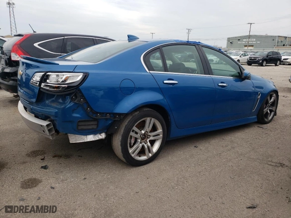 2015 Chevrolet SS with VIN 6G3F15RW4FL103153, listed as a Copart auction lot 76490464 with 0 mi miles and Salvage Title. Bid and sale history available at carsss.com. Image 3.