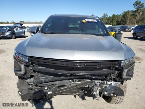 2023 Chevrolet Suburban RST with VIN 1GNSKEKD0PR540817, listed as a Copart auction lot 87914325 with 26,630 mi miles and Salvage Title. Bid and sale history available at carsss.com. Image 5.