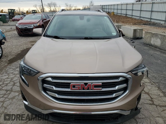 2018 GMC Terrain SLT with VIN 3GKALPEV6JL313796, listed as a Copart auction lot 44714555 with 103,557 mi miles and Salvage Title. Bid and sale history available at DreamBid. Image 5.
