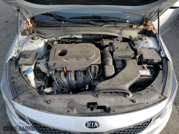2018 Kia Optima EX with VIN 5XXGU4L32JG227769, listed as a Copart auction lot 48283665 with 43,638 mi miles and Salvage Title. Bid and sale history available at carsss.com. Image 11.