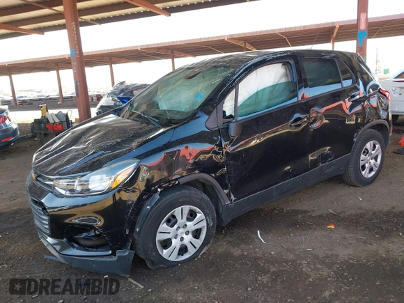 2018 Chevrolet Trax LS with VIN 3GNCJKSB0JL334237, listed as a IAAI auction lot 41992791 with 121,521 mi miles. Bid and sale history available at carsss.com. Image 18.