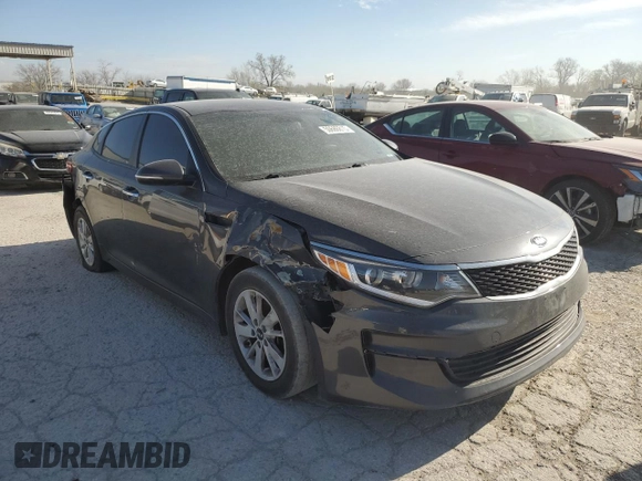 2016 Kia Optima LX z VIN KNAGT4L30G5107370, wystawiony jako Copart lot #50686815 z przebiegiem 156 297 mil mil oraz Szkoda całkowita • Salvage title. Historia ofert i sprzedaży dostępna na DreamBid. Obrazek 4.
