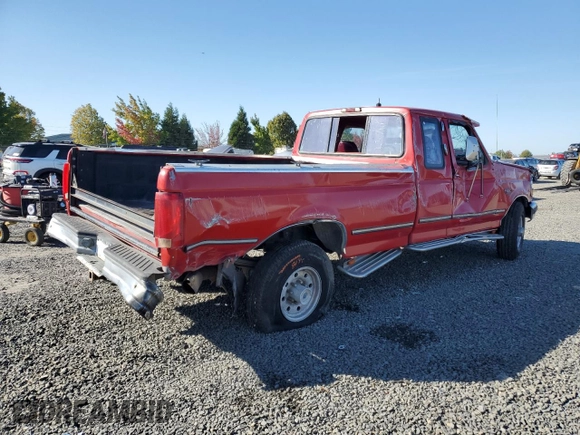 1994 Ford F-250 with VIN 1FTHX26F1RKB09056, listed as a Copart auction lot 73497694 with 0 mi miles and Salvage Title. Bid and sale history available at carsss.com. Image 3.