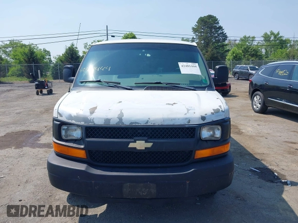 2010 Chevrolet Express Cargo with VIN 1GCZGFBA5A1180910, listed as a IAAI auction lot 42481444 with 330,979 mi miles and . Bid and sale history available at DreamBid. Image 12.