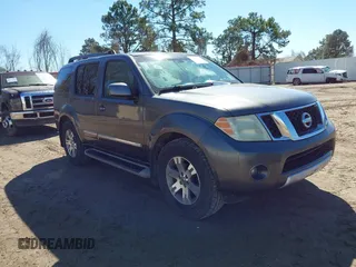 2008 Nissan Pathfinder S with VIN 5N1AR18U08C664764, listed as a IAAI auction lot 41651549 with 151,260 mi miles. Bid and sale history available at carsss.com. Image 1.