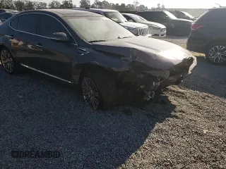 2015 Kia Cadenza Premium with VIN KNALN4D79F5183310, listed as a Copart auction lot 74126624 with 118,484 mi miles and Salvage Title. Bid and sale history available at carsss.com. Image 10.