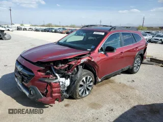 2024 Subaru Outback Limited z VIN 4S4BTANC8R3171563, wystawiony jako Copart lot #50946415 z przebiegiem 25 502 mil mil oraz Szkoda całkowita • Salvage title. Historia ofert i sprzedaży dostępna na DreamBid. Obrazek 1.