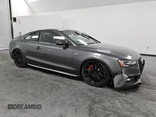 2016 Audi S5 Premium Plus with VIN WAUC4AFR5GA022381, listed as a Copart auction lot 71720084 with 104,010 mi miles and Clean Title. Bid and sale history available at carsss.com. Image 4.