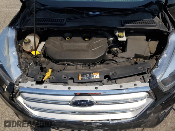 2018 Ford Escape Titanium with VIN 1FMCU9J97JUB94406, listed as a Copart auction lot 66663215 with 96,482 mi miles and Salvage title. Bid and sale history available at DreamBid. Image 12.