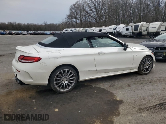 2019 Mercedes-Benz C 43 AMG with VIN WDDWK6EB4KF836501, listed as a Copart auction lot 49999575 with Not provided miles and Salvage title. Bid and sale history available at DreamBid. Image 3.