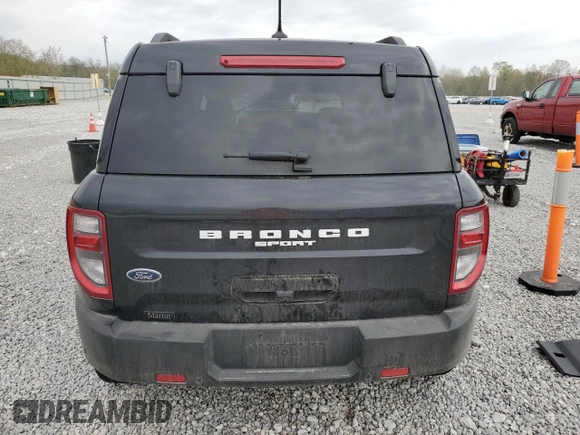 2024 Ford Bronco Sport Big Bend z VIN 3FMCR9B60RRF09605, wystawiony jako Copart lot #54833435 z przebiegiem 8 714 mil mil oraz Szkoda całkowita • Salvage title. Historia ofert i sprzedaży dostępna na DreamBid. Obrazek 6.