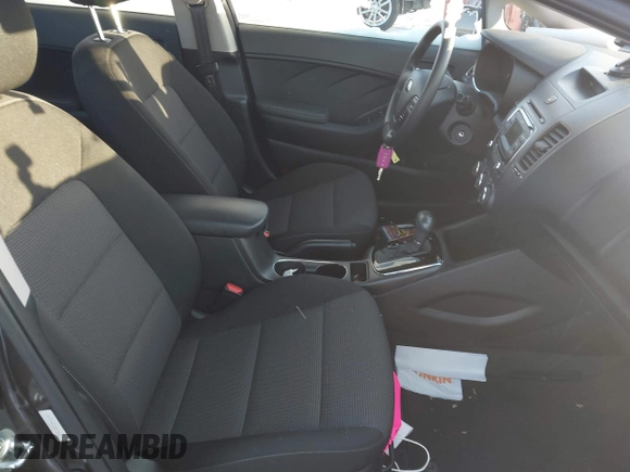 2017 Kia Forte LX with VIN 3KPFK4A71HE138687, listed as a IAAI auction lot 41042425 with 21,228 mi miles. Bid and sale history available at carsss.com. Image 5.