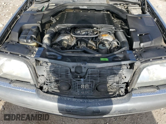 1995 Mercedes-Benz S with VIN WDBGA43E9SA233994, listed as a Copart auction lot 65867264 with 655,674 mi miles and Salvage Title. Bid and sale history available at DreamBid. Image 11.