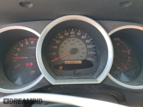 2009 Toyota Tacoma with VIN 3TMLU42N69M037548, listed as a Copart auction lot 46336955 with 289,753 mi miles and Salvage Title. Bid and sale history available at DreamBid. Image 9.