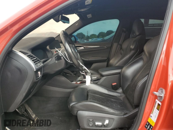 2021 BMW X4 M z VIN 5YMUJ0C02M9F18326, wystawiony jako Copart lot #81575004 z przebiegiem 48 692 mil mil oraz Nie do naprawy • Non repairable. Historia ofert i sprzedaży dostępna na DreamBid. Obrazek 7.