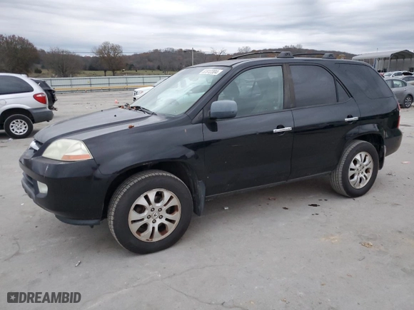 2003 Acura MDX Touring Pkg with VIN 2HNYD18653H520341, listed as a Copart auction lot 82812304 with 239,660 mi miles and Salvage Title. Bid and sale history available at carsss.com. Image 1.