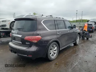 2013 Infiniti QX56 z VIN JN8AZ2NF7D9550269, wystawiony jako Copart lot #56836875 z przebiegiem 218 176 mil mil oraz Czysty tytuł • Clean title. Historia ofert i sprzedaży dostępna na DreamBid. Obrazek 3.