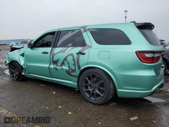 2021 Dodge Durango SRT Hellcat with VIN 1C4SDJH94MC626645, listed as a Copart auction lot 59998915 with 61,323 mi miles and Clean title. Bid and sale history available at DreamBid. Image 2.
