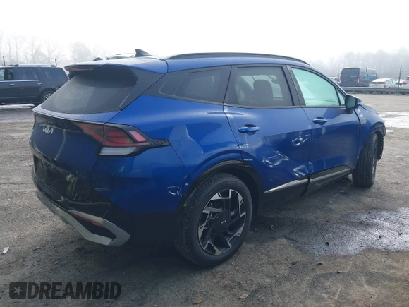 2024 Kia Sportage SX-Prestige with VIN 5XYK53DF5RG227234, listed as a IAAI auction lot 41224211 with 7,155 mi miles and . Bid and sale history available at DreamBid. Image 4.