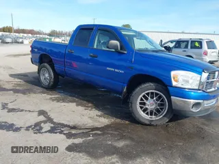 2007 Dodge 1500 SLT with VIN 1D7HU182X7S183172, listed as a IAAI auction lot 40797325 with 88,920 mi miles. Bid and sale history available at carsss.com. Image 1.