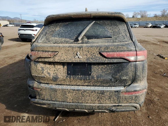 2023 Mitsubishi Outlander SE z VIN JA4J4UA83PZ011708, wystawiony jako Copart lot #49513265 z przebiegiem 36 156 mil mil oraz Szkoda całkowita • Salvage title. Historia ofert i sprzedaży dostępna na DreamBid. Obrazek 6.